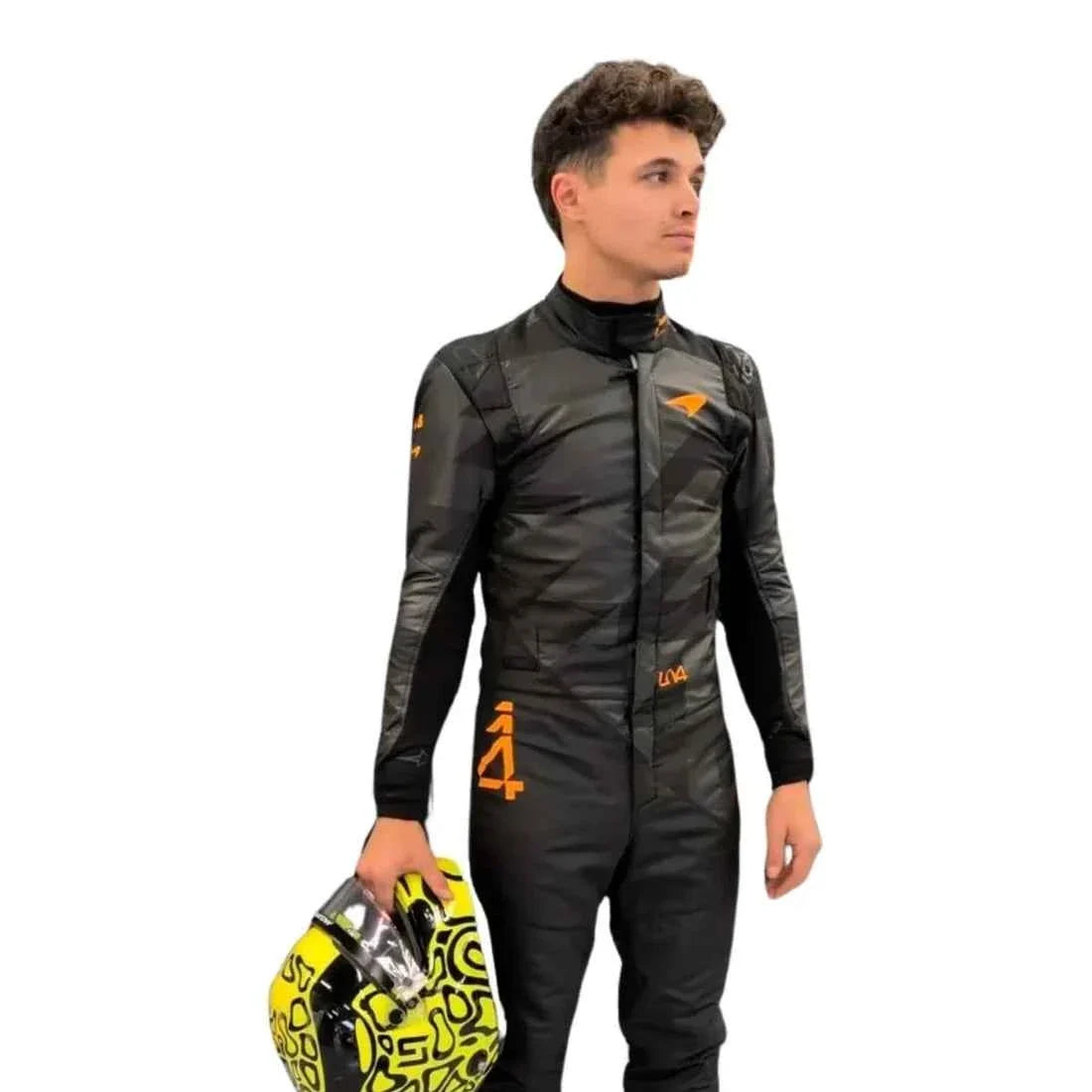 Lando Norris 2025 McLaren Livery Reveal F1 Racing Suit | Fine Racegear