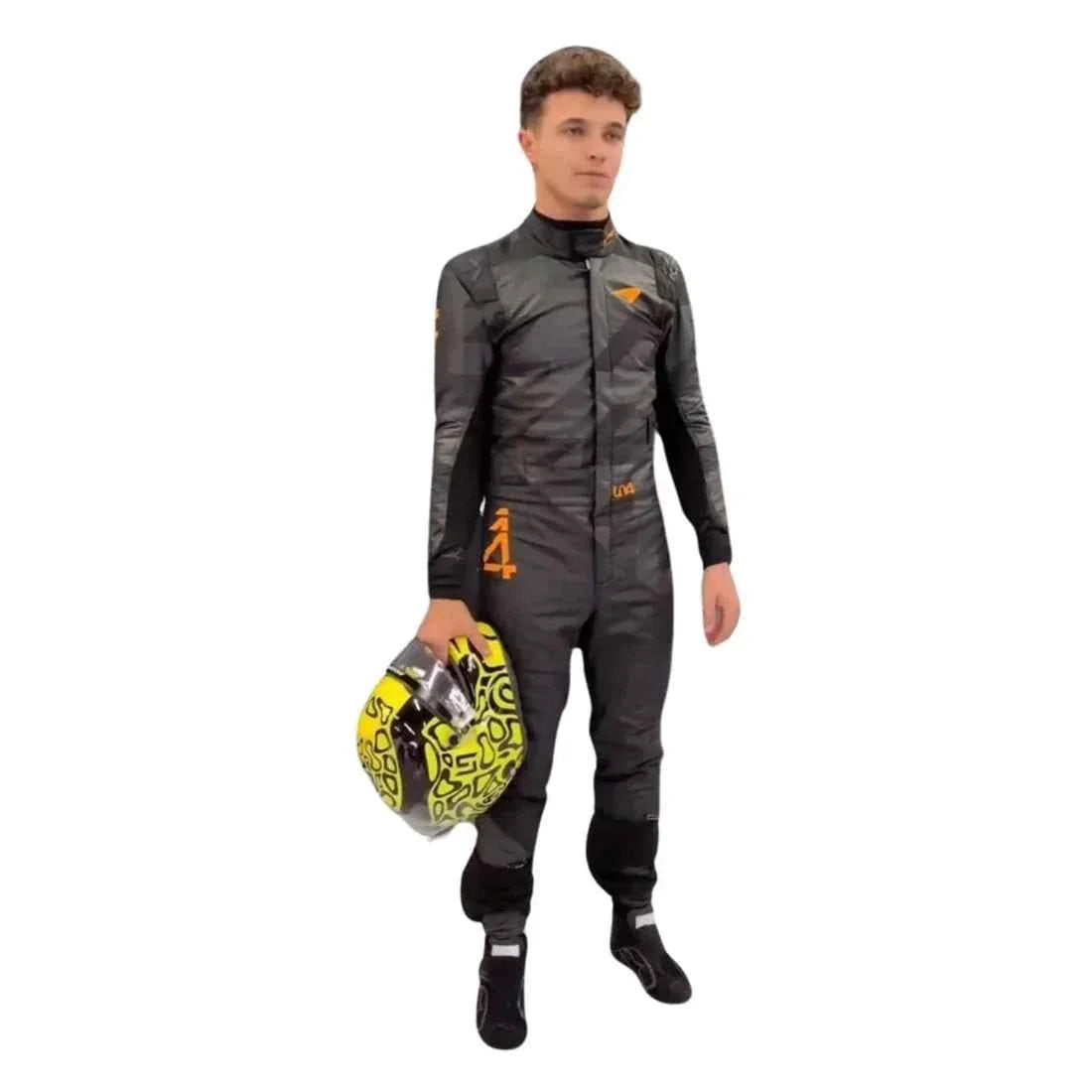 Lando Norris 2025 McLaren Livery Reveal F1 Racing Suit | Fine Racegear