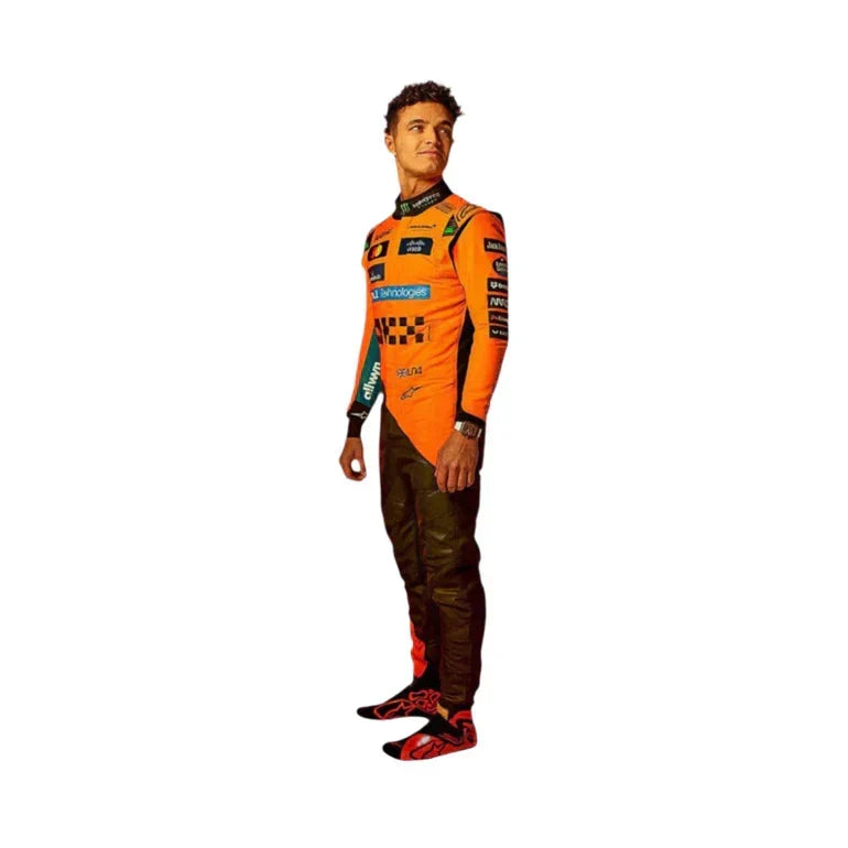 Lando Norris 2025 McLaren F1 Inspired Race Suit | Fine Racegear - Fine Racewears