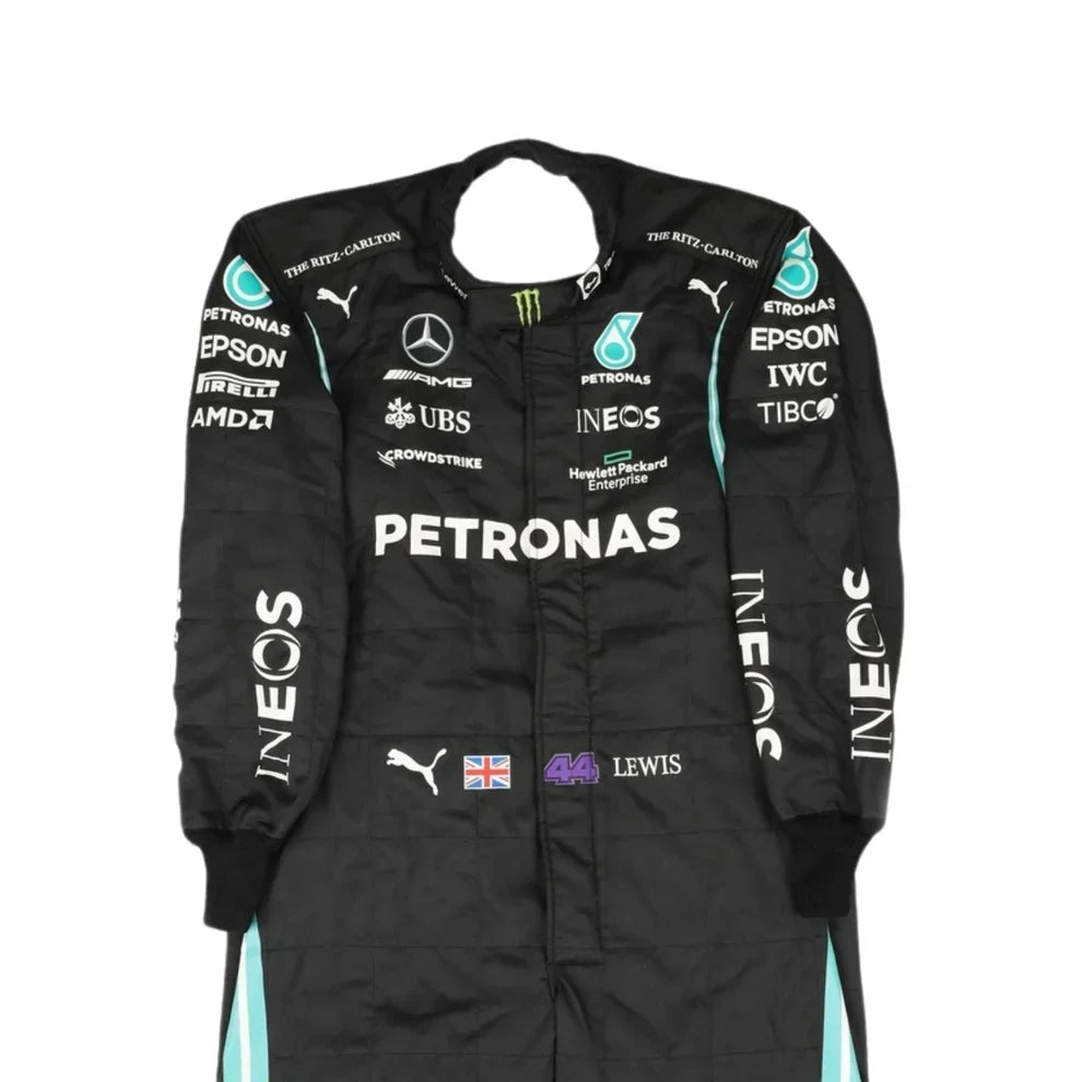 2021 Lewis Hamilton Mercedes F1 Race Suit - Fine Racewears