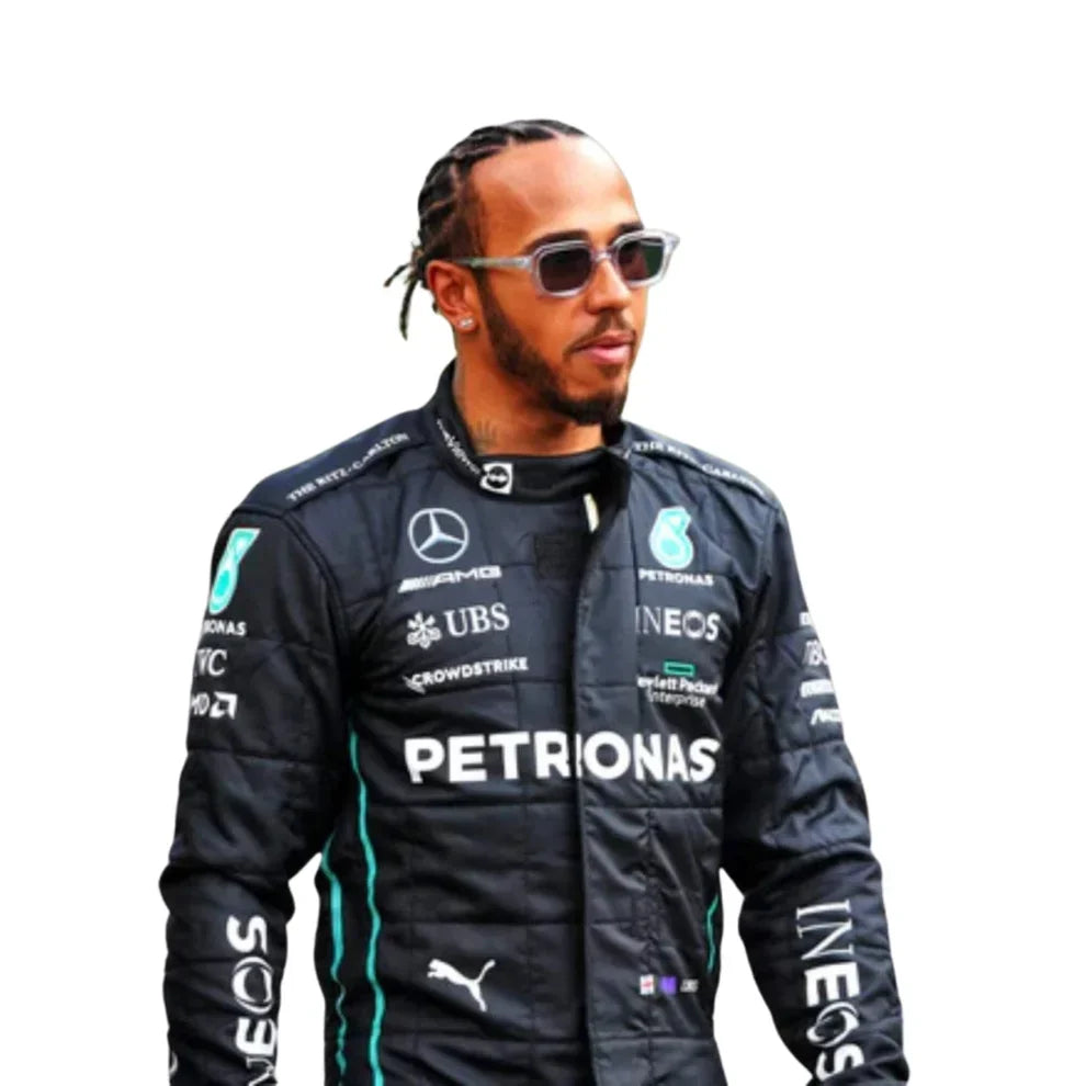 2022 Lewis Hamilton Mercedes AMG F1 Race Suit - Fine Racewears