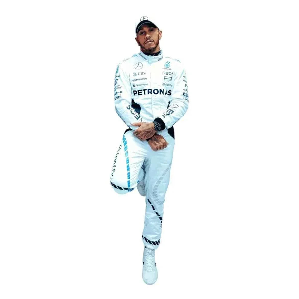 F1 Replica Racing Costume Worn by George Russell & Lewis Hamilton – 2024 Qatar GP