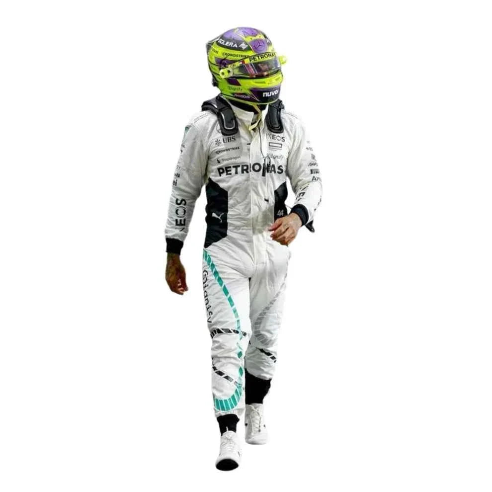 F1 Replica Racing Costume Worn by George Russell & Lewis Hamilton – 2024 Qatar GP