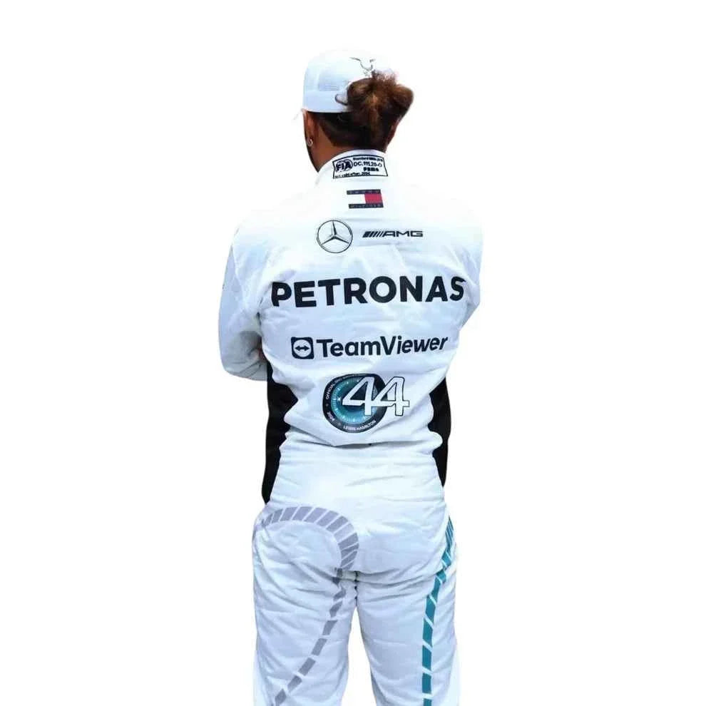 F1 Replica Racing Costume Worn by George Russell & Lewis Hamilton – 2024 Qatar GP