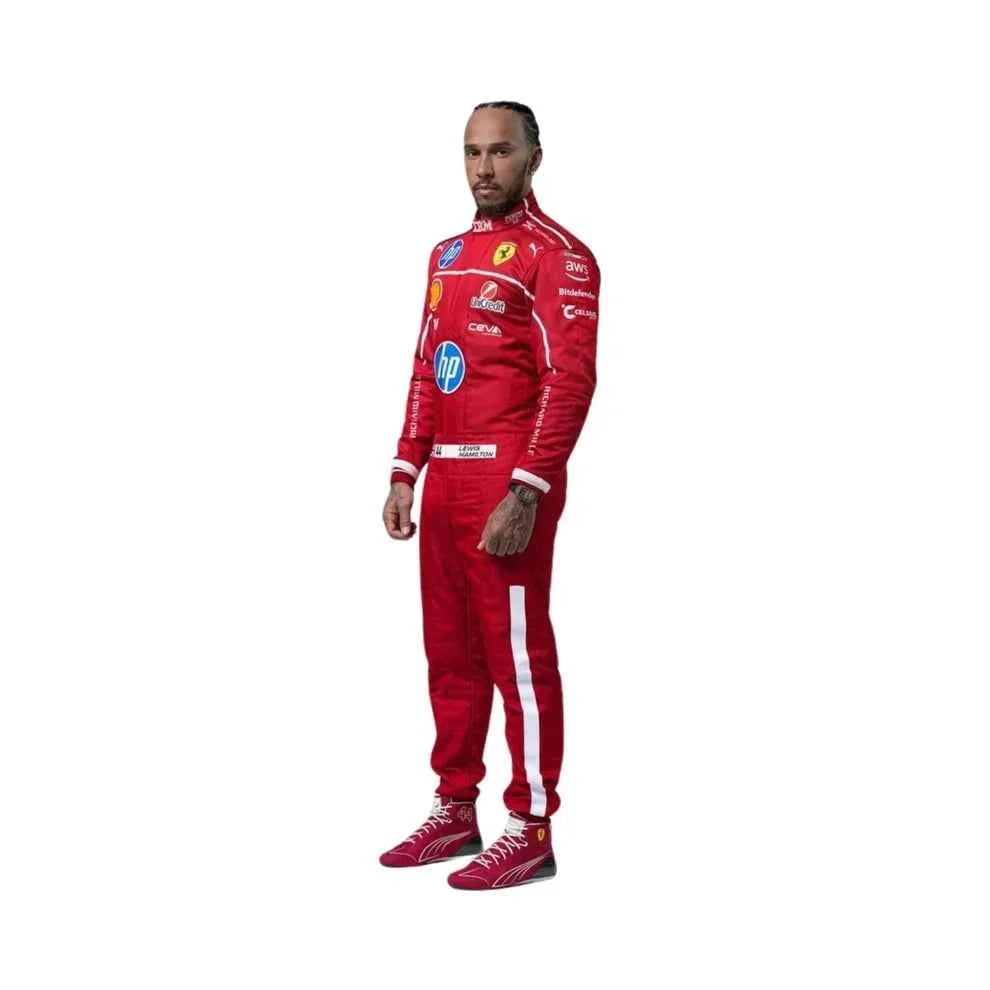 Lewis Hamilton 2025 Ferrari F1 Racing Suit | Fine Racegear