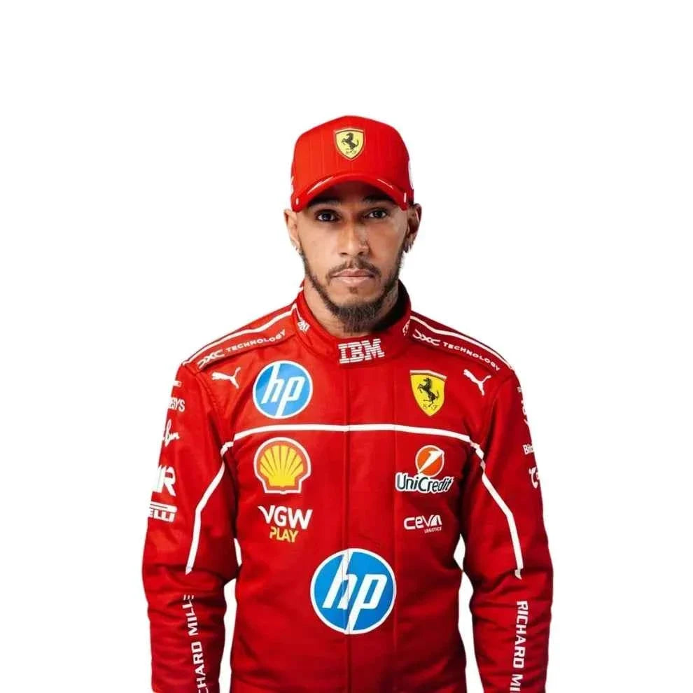Lewis Hamilton 2025 Ferrari F1 Racing Suit | Fine Racegear