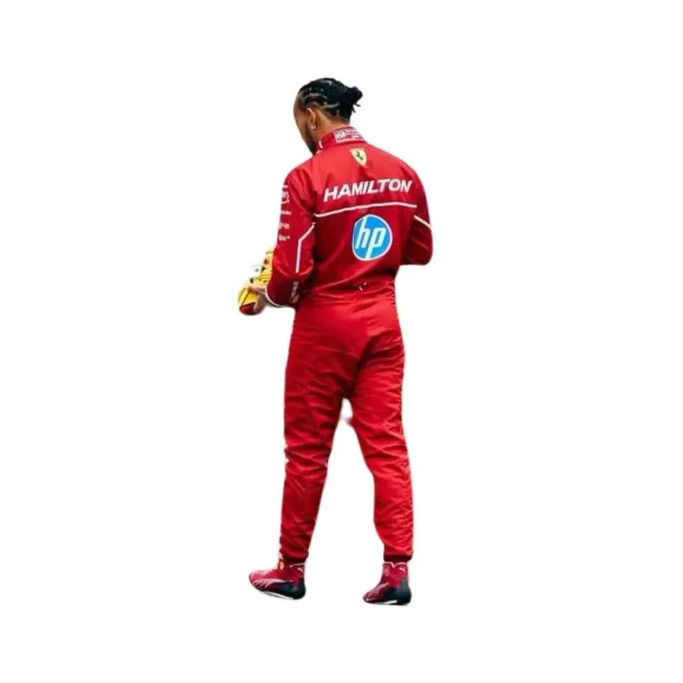 2025 F1 Racing Costume Worn by Charles Leclerc & Lewis Hamilton Ferrari | Fine Racegear