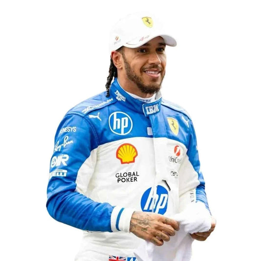 Lewis Hamilton 2025 Miami GP Ferrari F1 Racing Suit | Fine Racegear