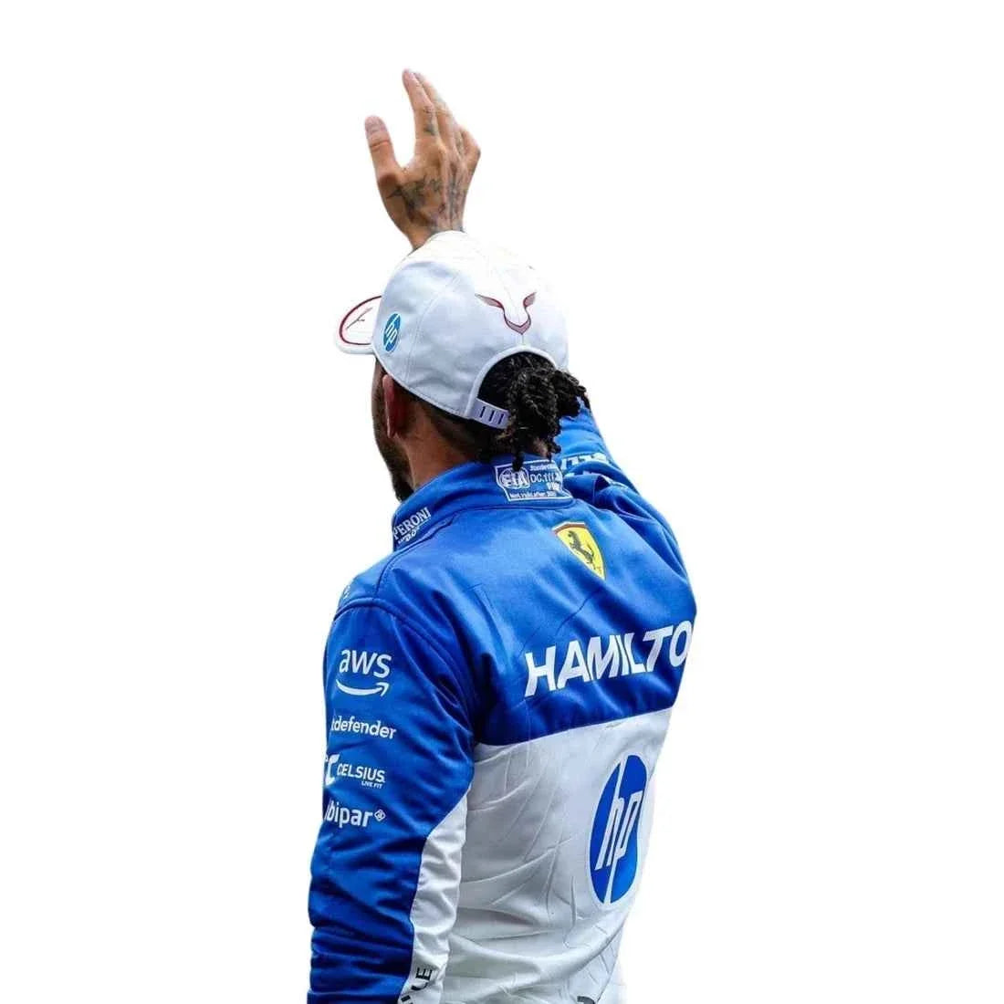 Lewis Hamilton 2025 Miami GP Ferrari F1 Racing Suit | Fine Racegear