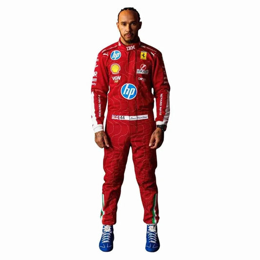 Lewis Hamilton 2025 Monza GP F1 Racing Suit | Fine Racegear