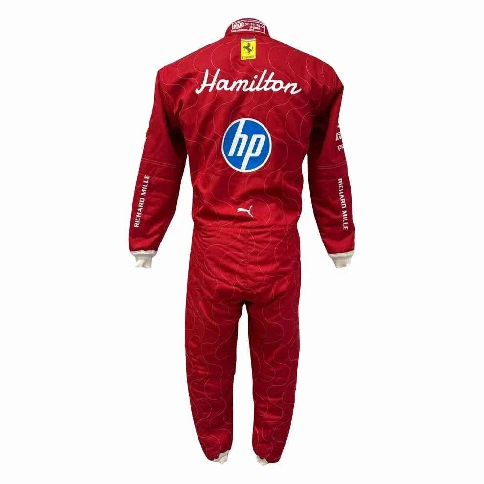 Lewis Hamilton 2025 Monza GP F1 Racing Suit | Fine Racegear