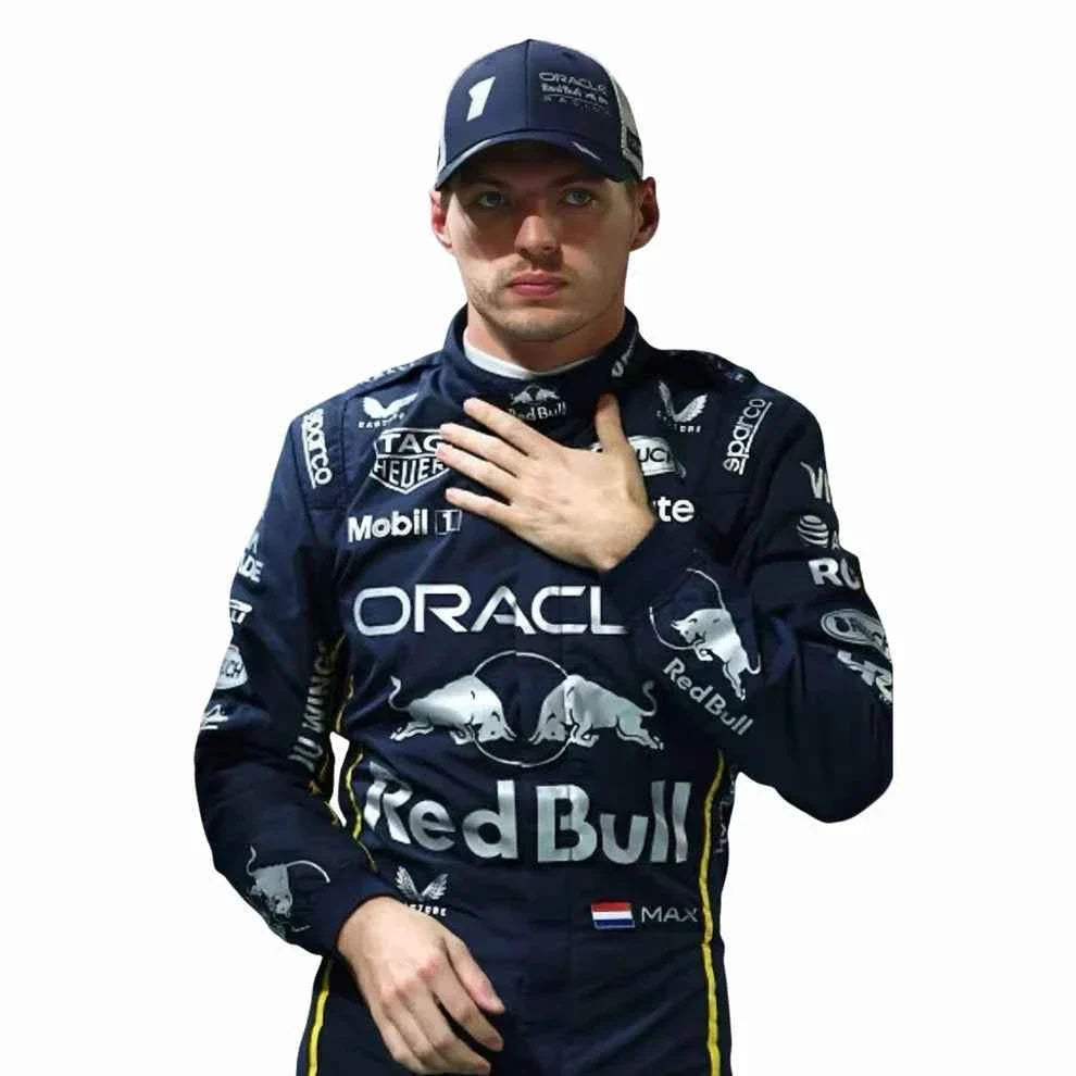 2025 Max Verstappen Las Vegas GP Red Bull F1 Racing Suit | Fine Racegear