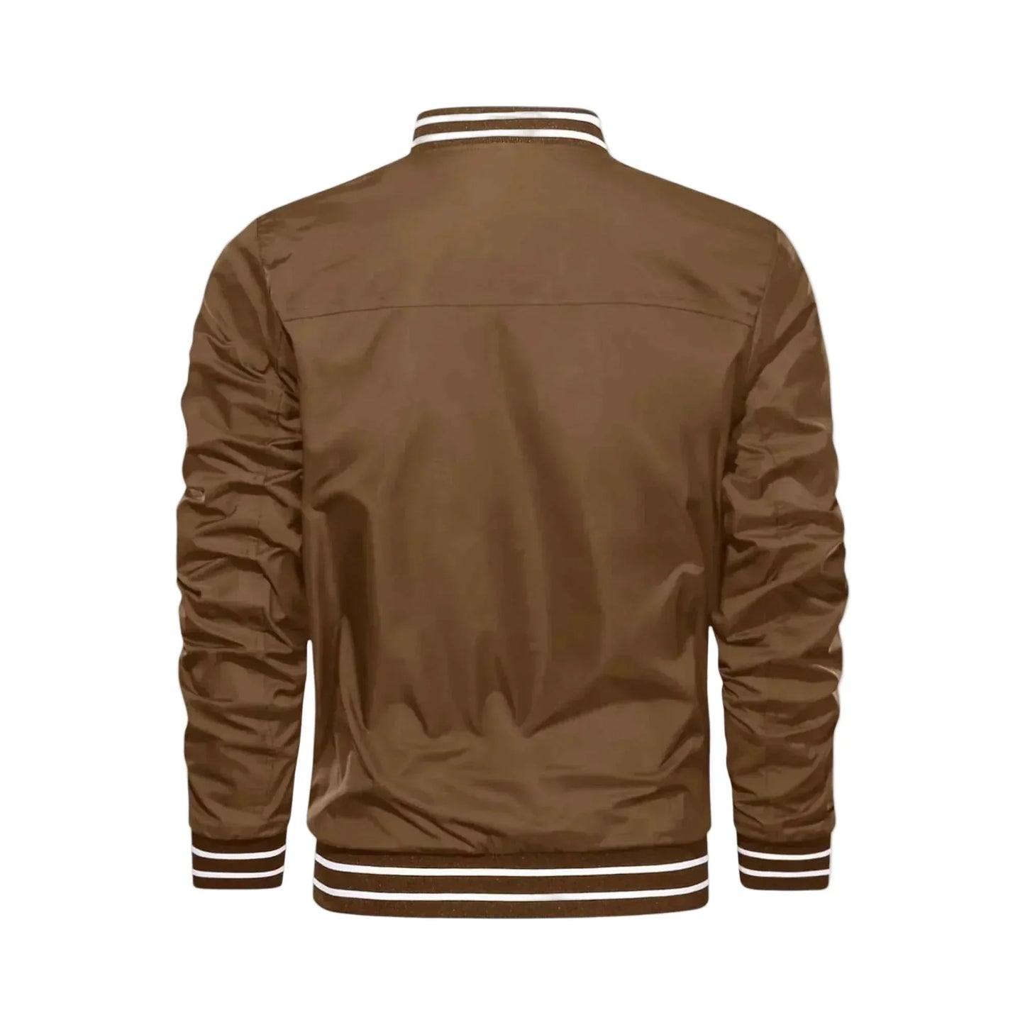 Men's Lightweight Bomber Jacket - Brown