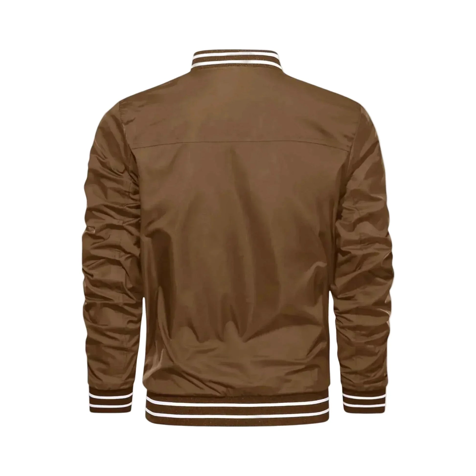 Men's Lightweight Bomber Jacket - Brown