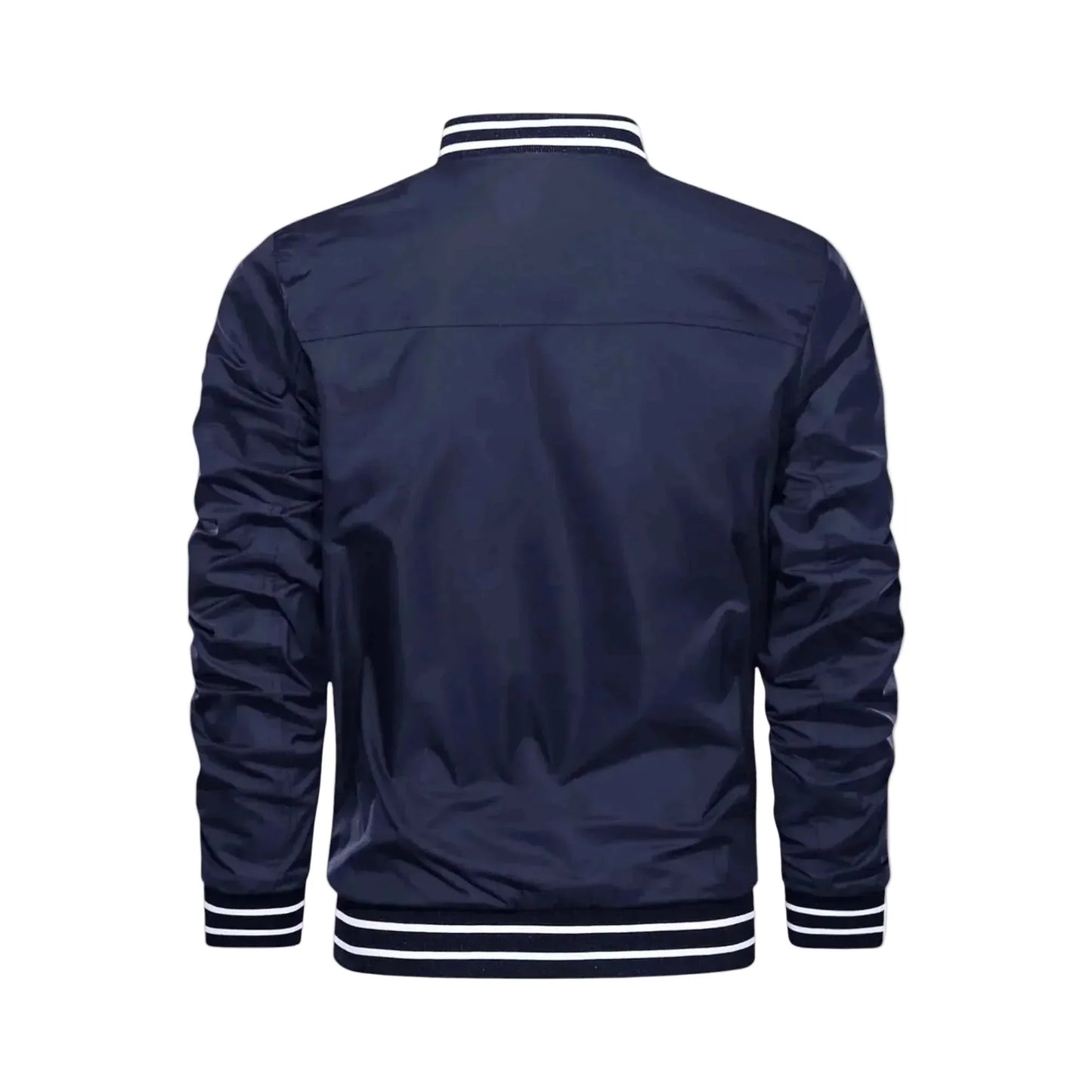 Men's Lightweight Bomber Jacket - Navy Blue