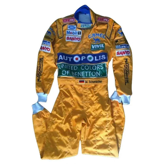 Michael Schumacher 1992 Embroidery / Patch Replica Race Suit / Benetton F1