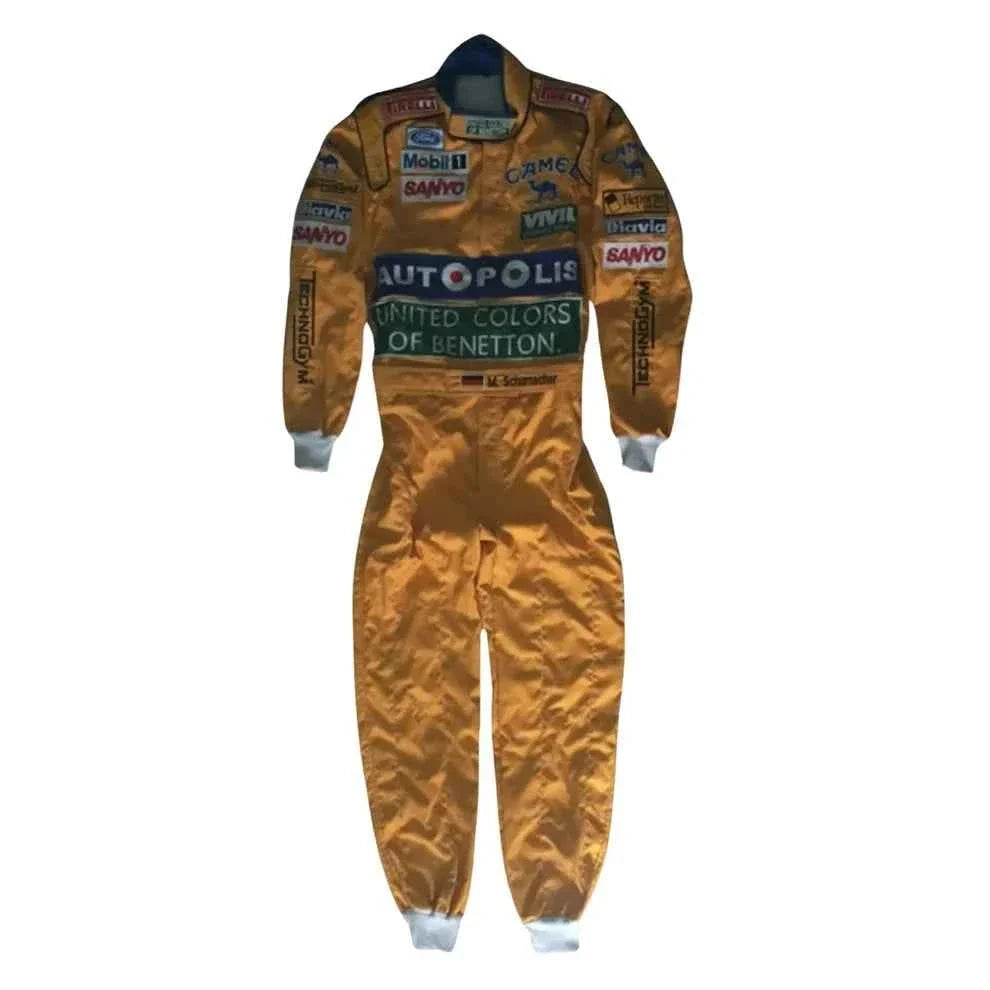 Michael Schumacher 1992 Embroidery / Patch Replica Race Suit / Benetton F1