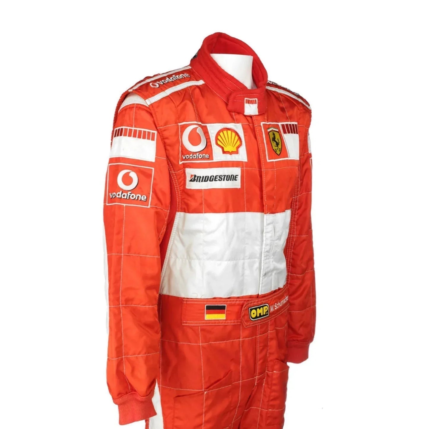 Michael Schumacher 2006 BAR CODE Ferrari F1 Replica Embroidery Race Suit - Fine Racewears
