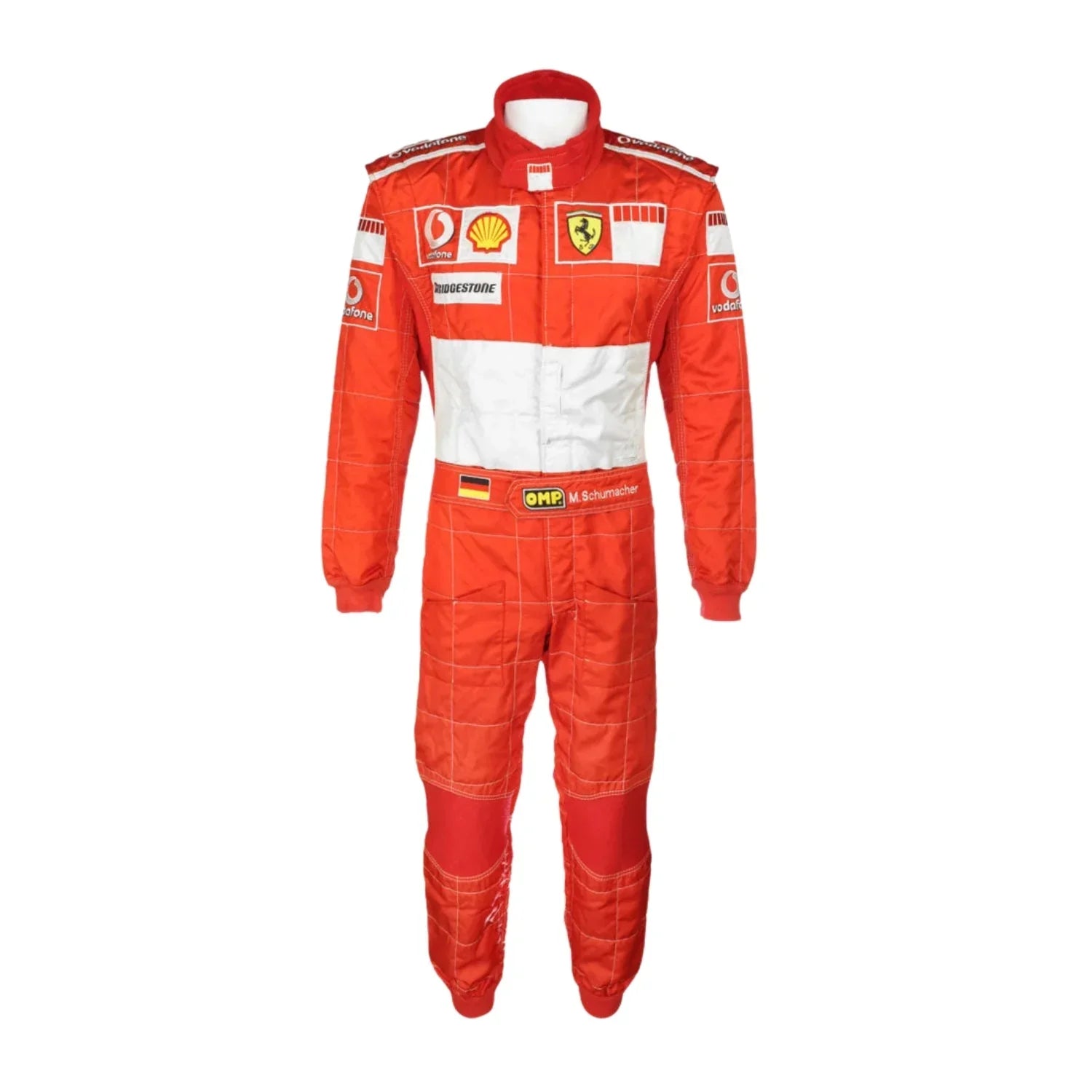 Michael Schumacher 2006 BAR CODE Ferrari F1 Replica Embroidery Race Suit - Fine Racewears