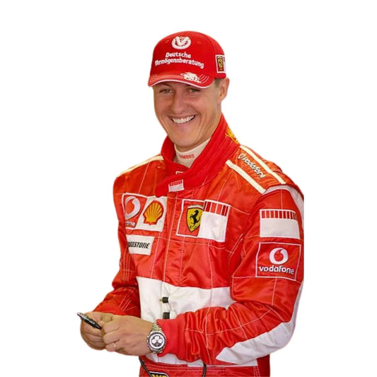 Michael Schumacher 2006 BAR CODE Ferrari F1 Replica Embroidery Race Suit - Fine Racewears