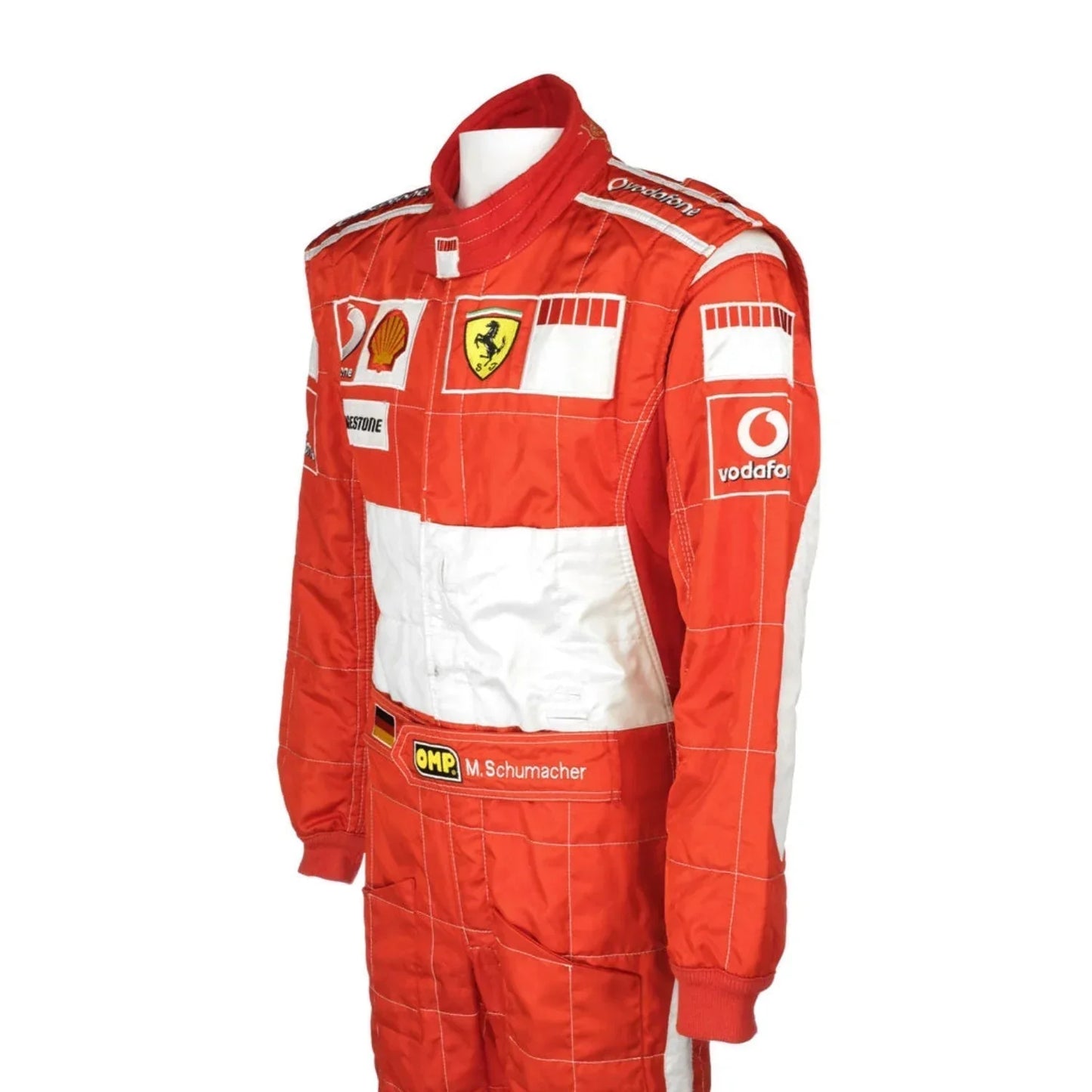 Michael Schumacher 2006 BAR CODE Ferrari F1 Replica Embroidery Race Suit - Fine Racewears