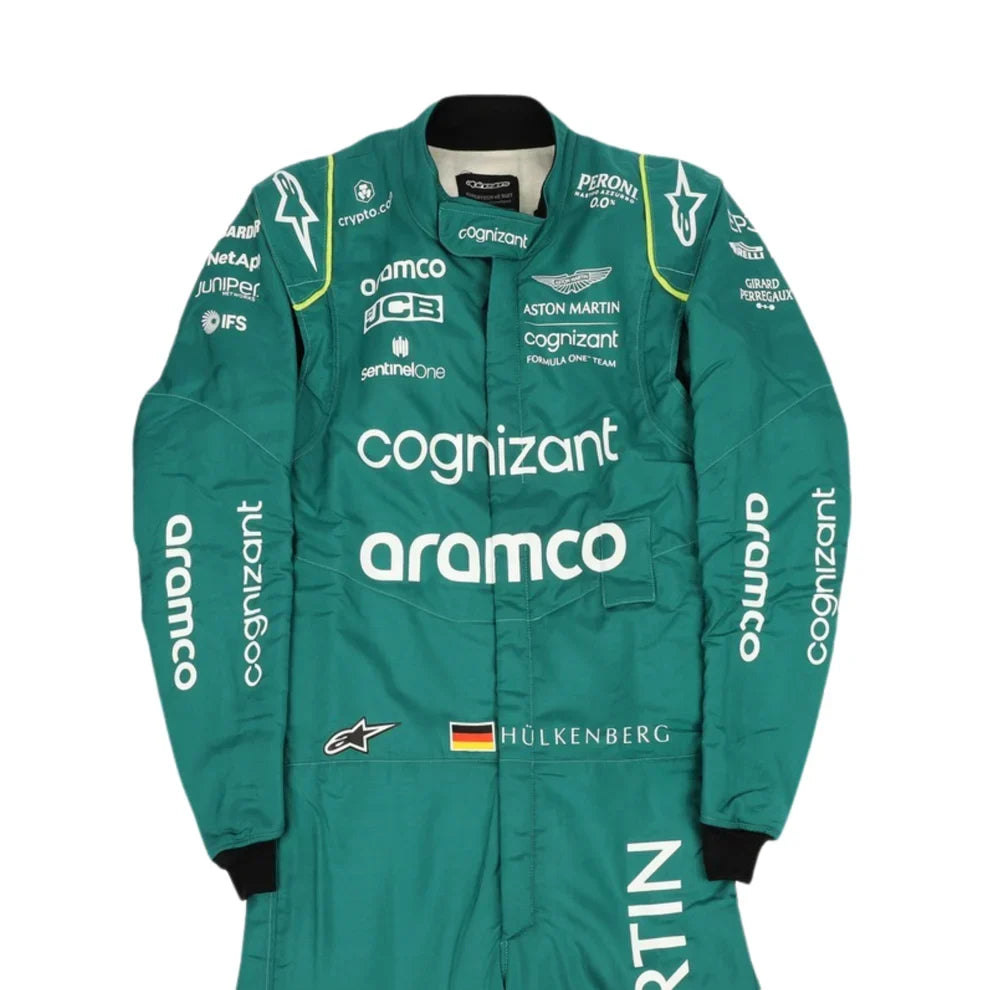 2022 Nico Hulkenberg Aston Martin F1 Race Suit - Fine Racewears