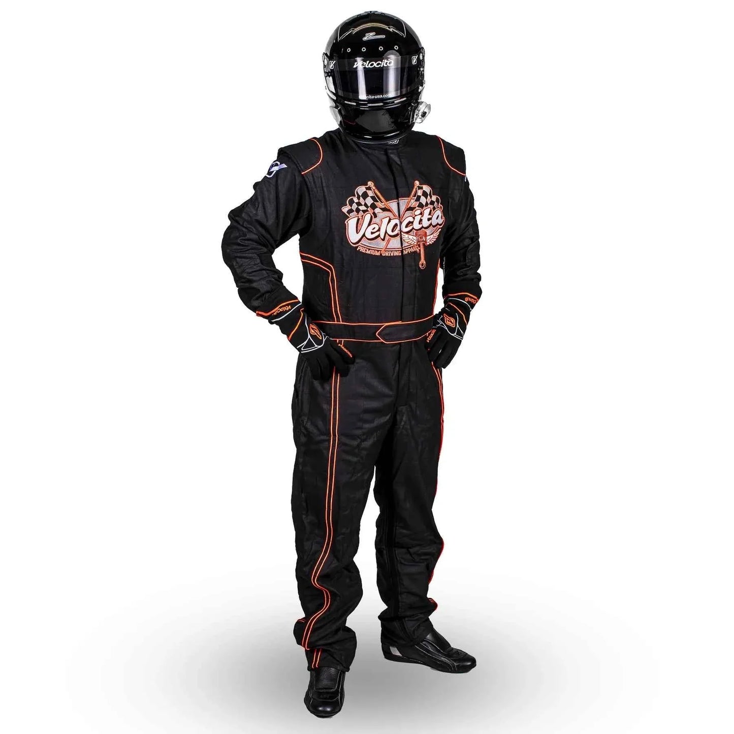 Velocita Wings and Pistons Stock Racing Suit