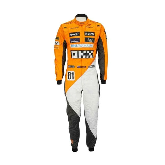 Oscar Piastri 2023 'Triple Crown' Spanish GP McLaren F1 Racing Suit | Fine Racegear