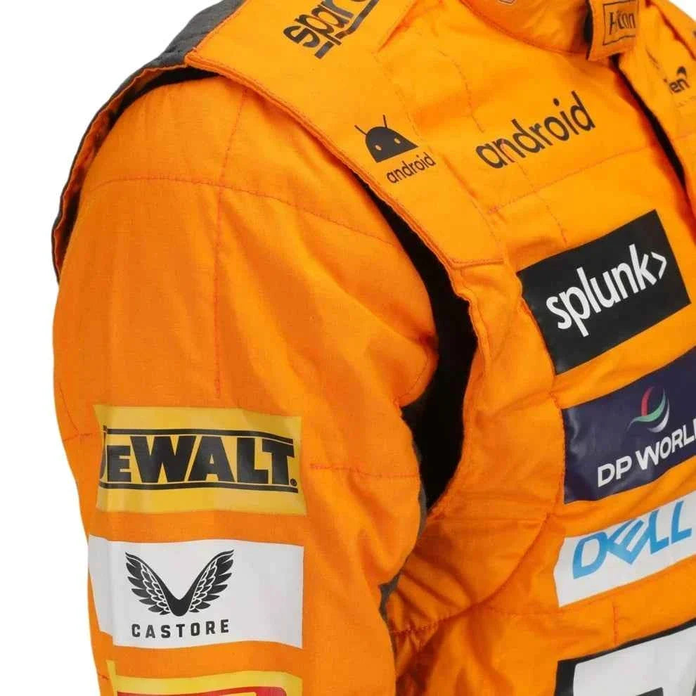 Oscar Piastri 2023 'Triple Crown' Spanish GP McLaren F1 Racing Suit | Fine Racegear