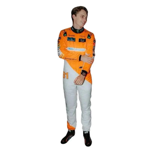 Oscar Piastri 2024 Singapore GP McLaren F1 Racing Suit | Fine Racegear