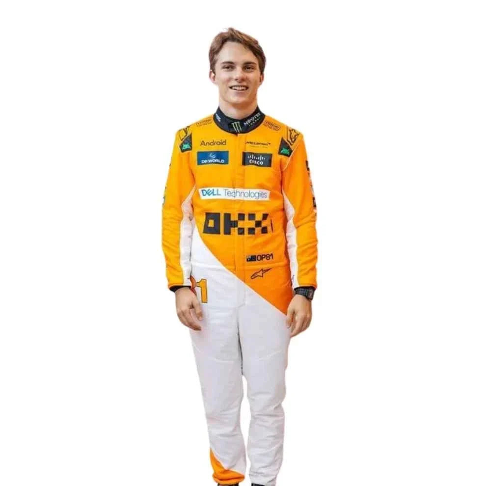 Oscar Piastri 2024 Singapore GP McLaren F1 Racing Suit | Fine Racegear