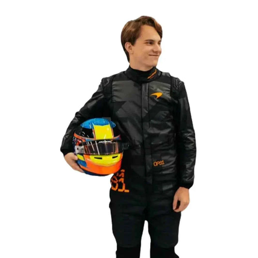 Oscar Piastri 2025 McLaren Livery Reveal F1 Racing Suit | Fine Racegear