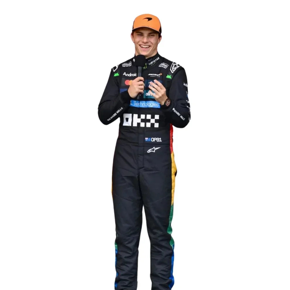 2025 Oscar Piastri McLaren British GP Race Suit - Fine Racewears