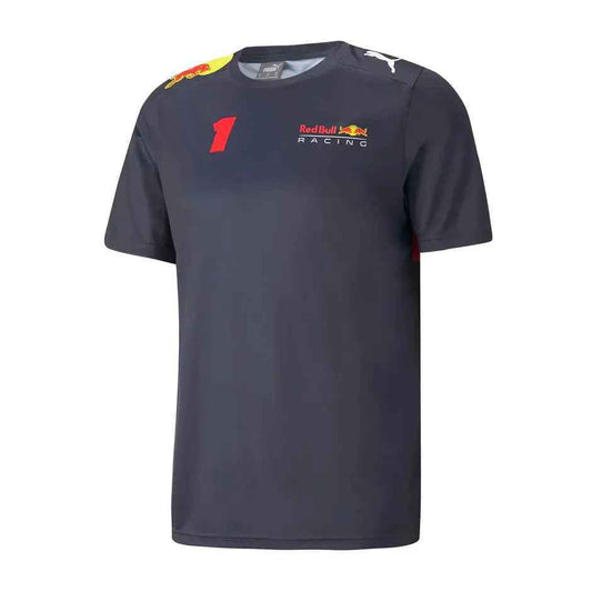 RED BULL RACING F1 MEN'S MAX VERSTAPPEN #1 DRIVER T-SHIRT NAVY