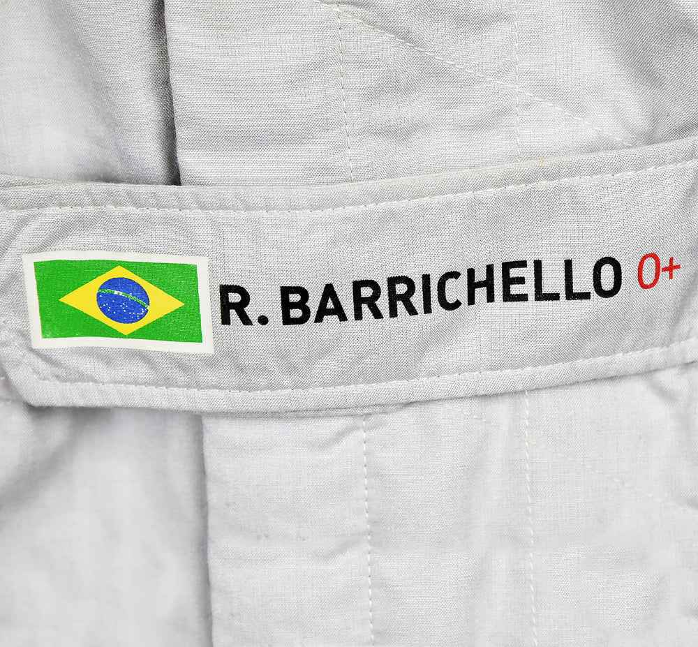 2009 Rubens Barrichello Race Used Brawn Abu Dhabi Grand Prix F1 Suit