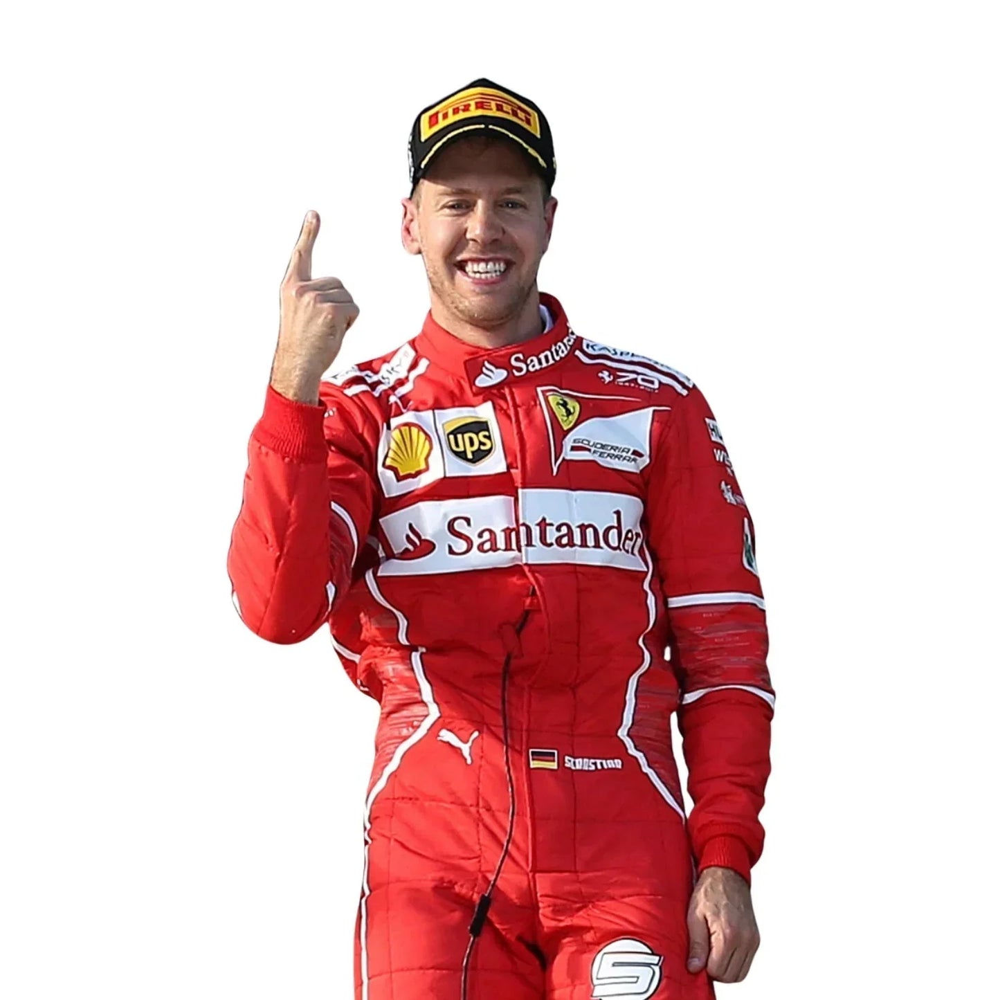 2017 Sebastian Vettel F1 Racing Suit | Fine Racegear - Fine Racewears