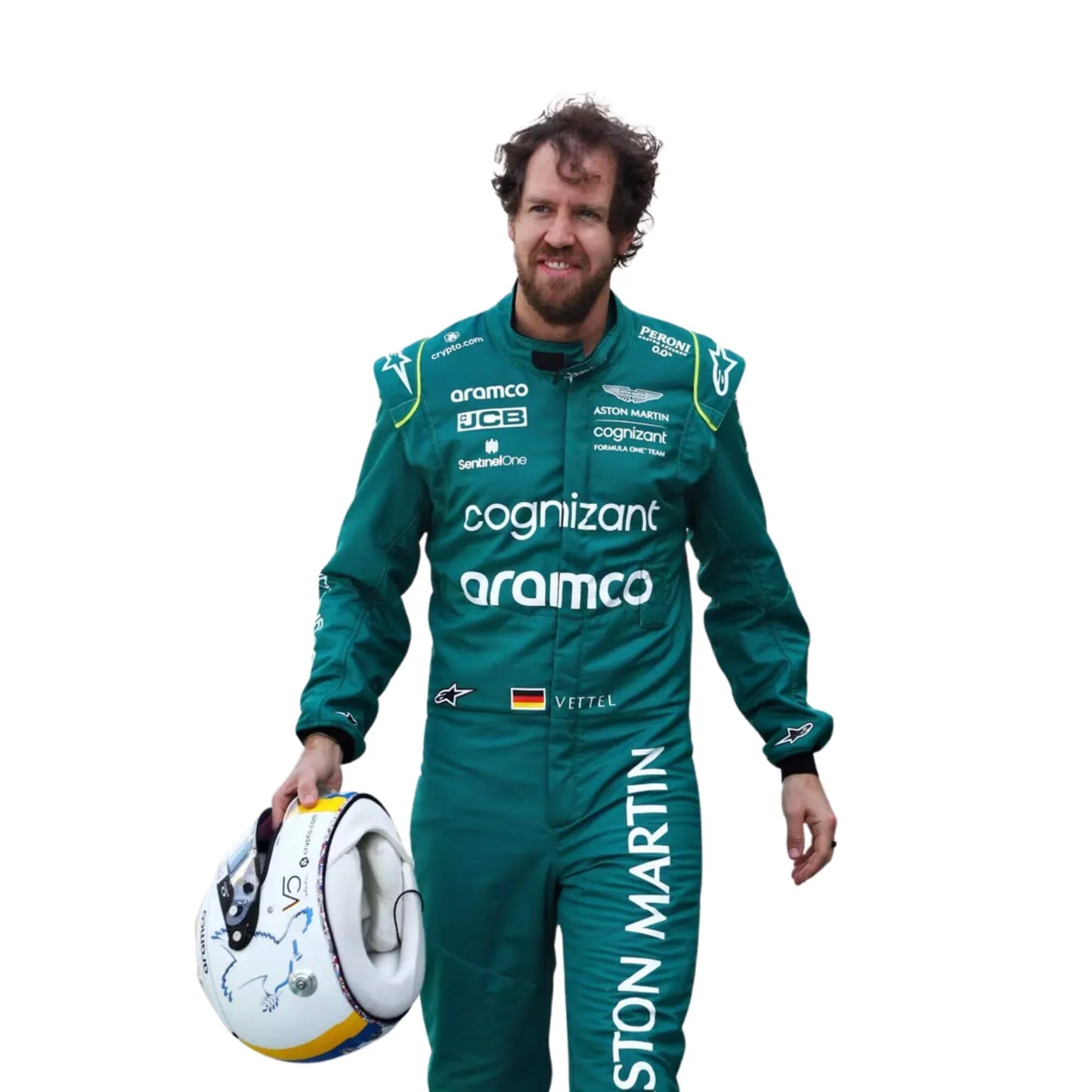 2022 Sebastian Vettel Aston Martin F1 Race - Fine Racewears