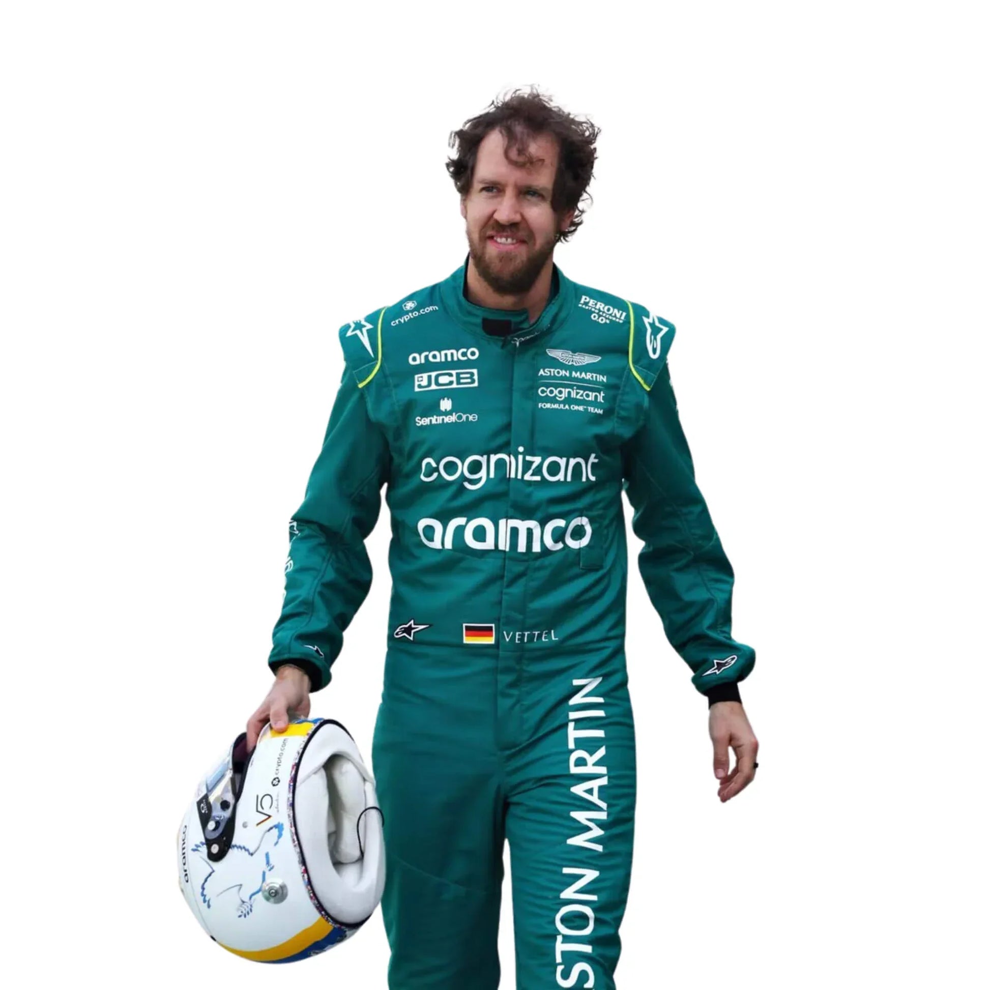 2022 Sebastian Vettel Aston Martin F1 Race - Fine Racewears