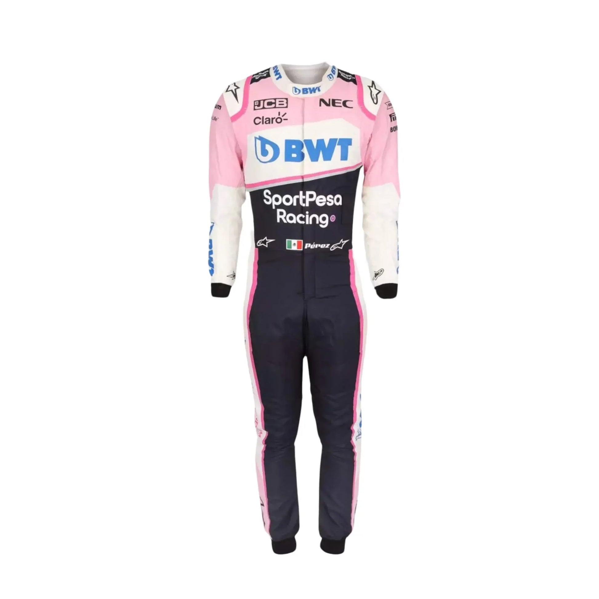 2019 Sergio Perez BWT Racing Point F1 Racing Suit - Fine Racewears