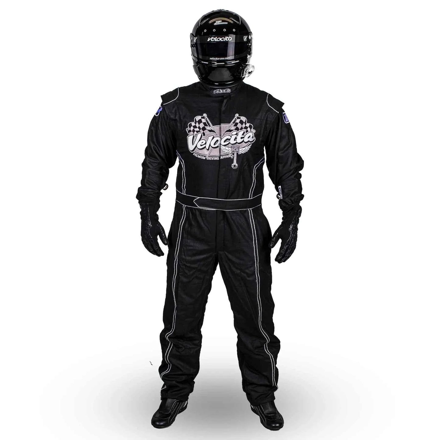 Velocita Wings and Pistons Stock Racing Suit