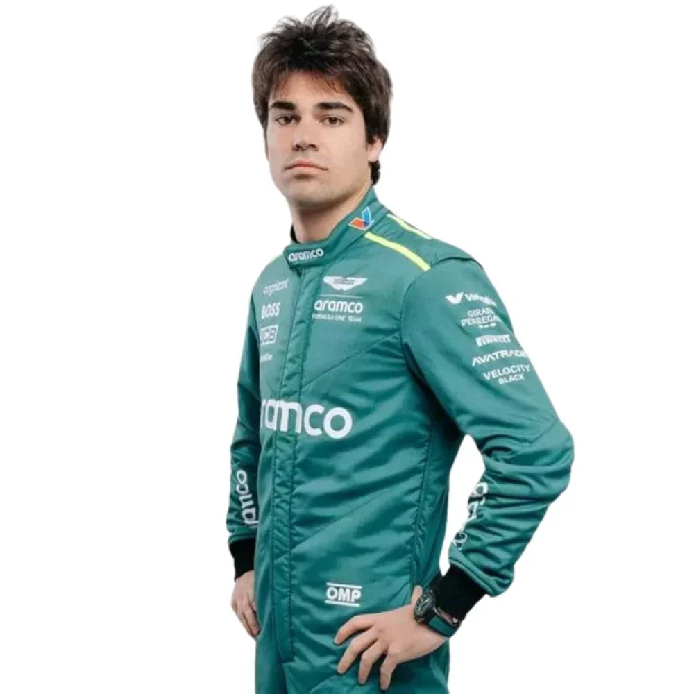 2024 Lance Stroll Aston Martin F1 Race Suit - Fine Racewears