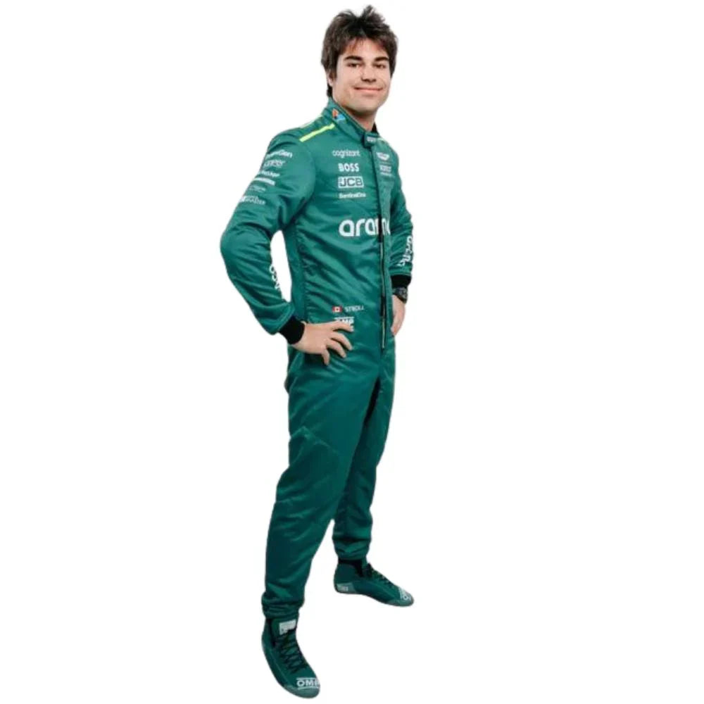 2024 Lance Stroll Aston Martin F1 Race Suit - Fine Racewears