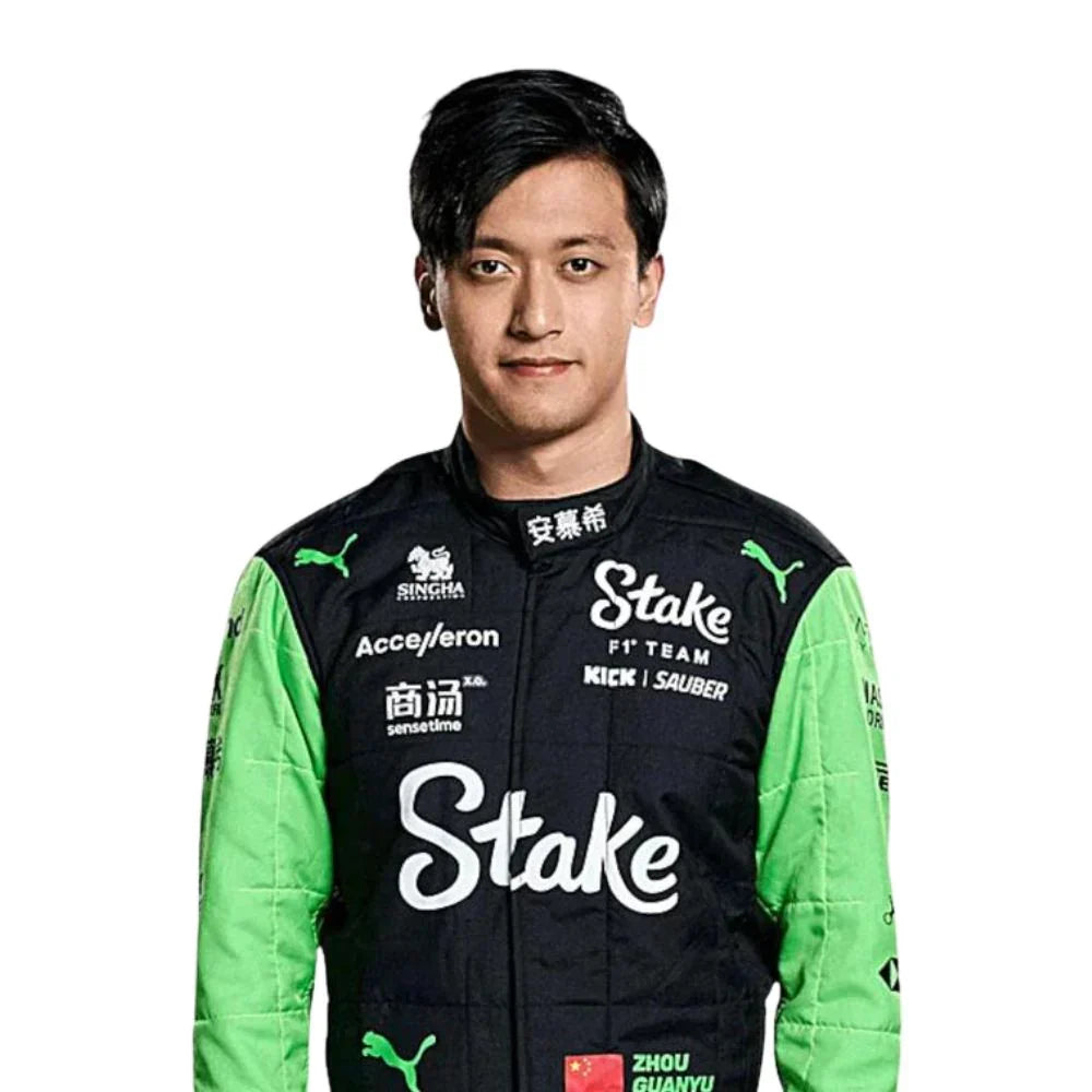 2024 Zhou Guanyu Kick Sauber Stake F1 Race Suit - Fine Racewears