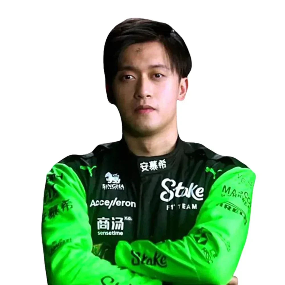 2024 Zhou Guanyu Kick Sauber Stake F1 Race Suit - Fine Racewears