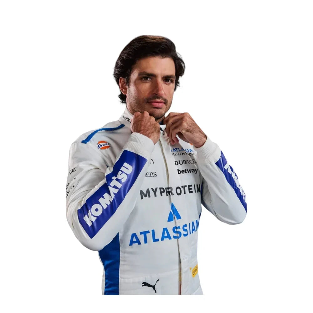 Carlos Sainz 2025 Williams F1 Inspired Race Suit | Fine Racegear - Fine Racewears