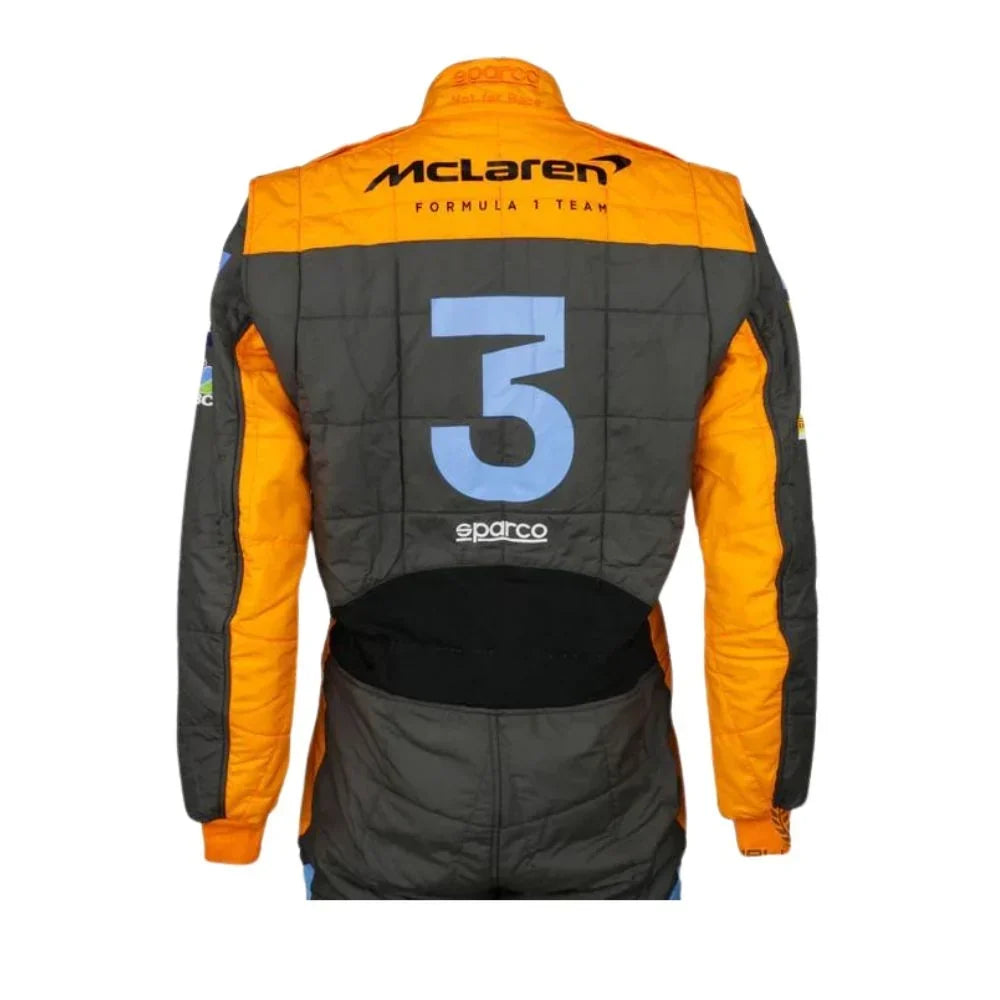 2022 Daniel Ricciardo McLaren F1 Race Suit - Fine Racewears