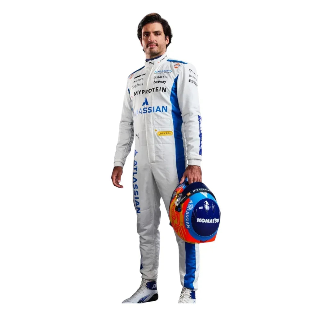 2025 Carlos Sainz Williams F1 Race Suit - Fine Racewears