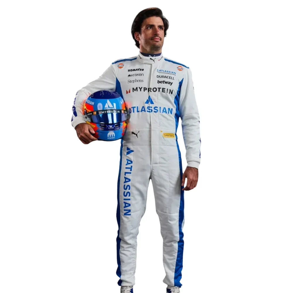 Carlos Sainz 2025 Williams F1 Inspired Race Suit | Fine Racegear - Fine Racewears