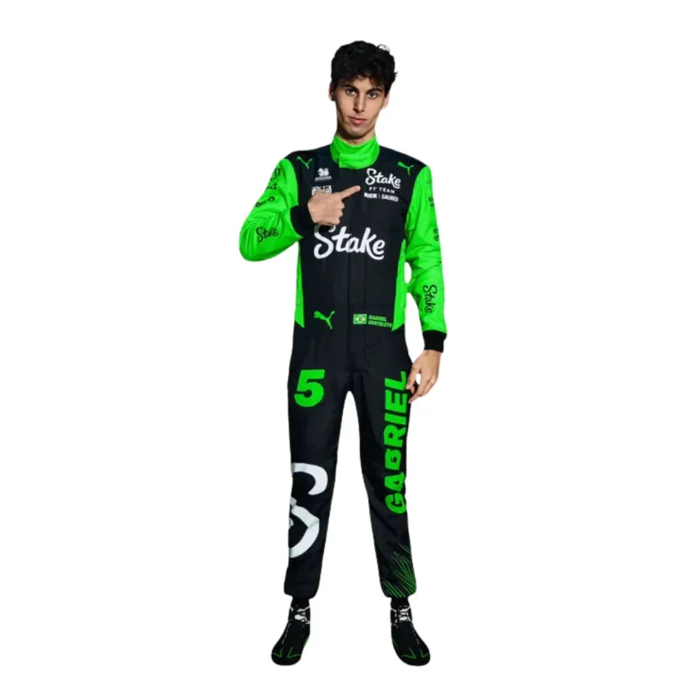 Gabriel Bortoleto 2025 Kick Sauber F1 Inspired Race Suit | Fine Racegear - Fine Racewears