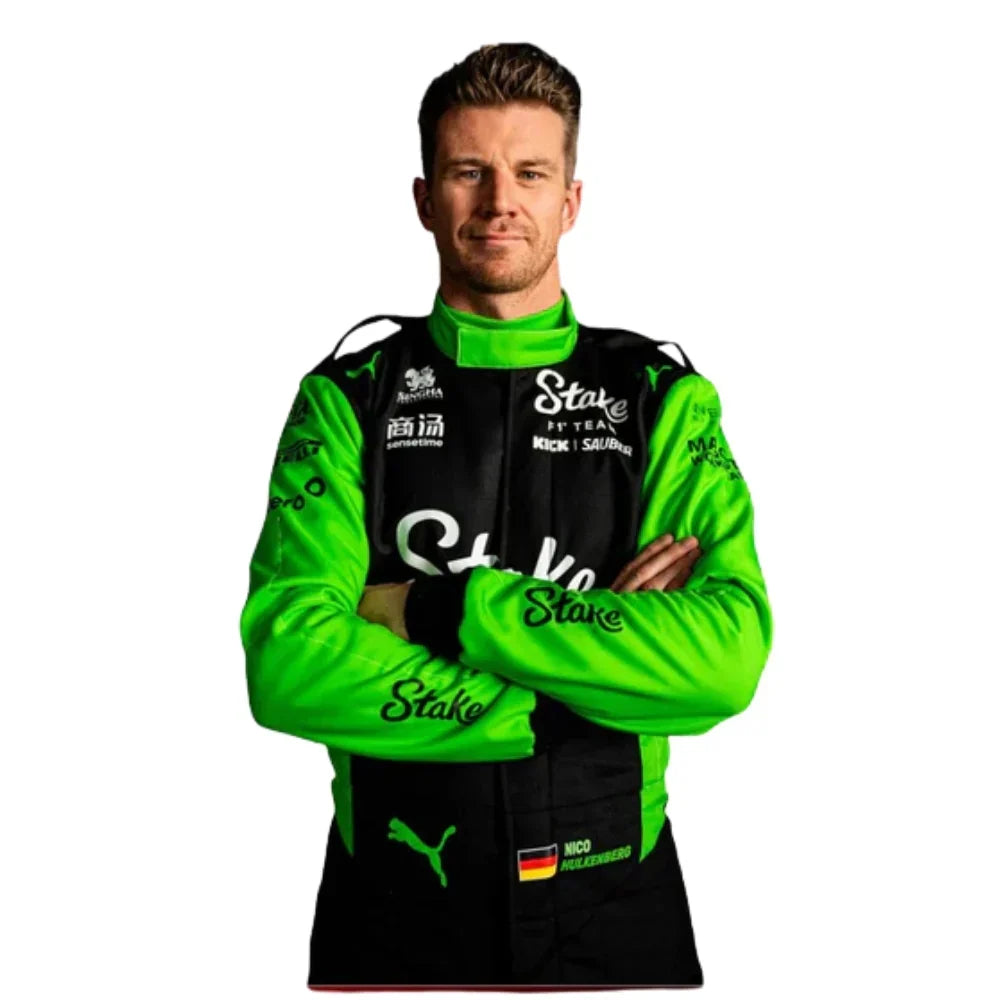 Nico Hulkenberg 2025 Kick Sauber F1 Inspired Race Suit | Fine Racegear - Fine Racewears